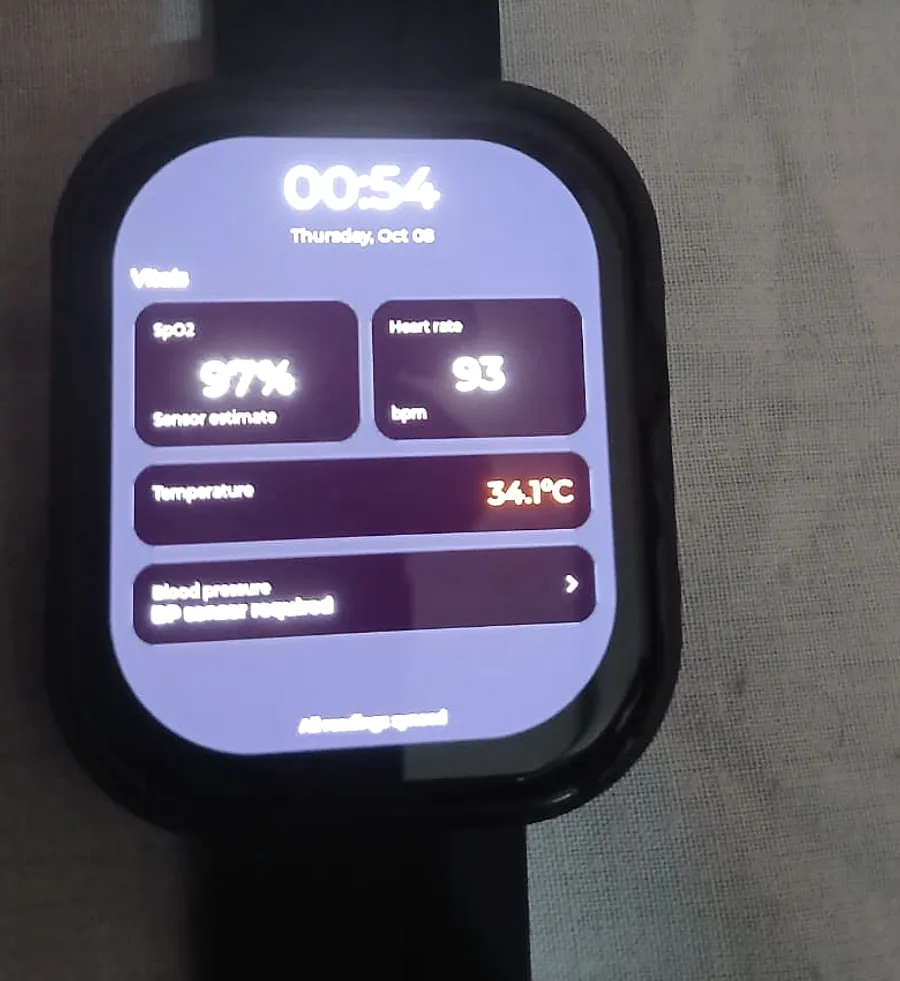 Pre-Eclampsia Watch prototype display study