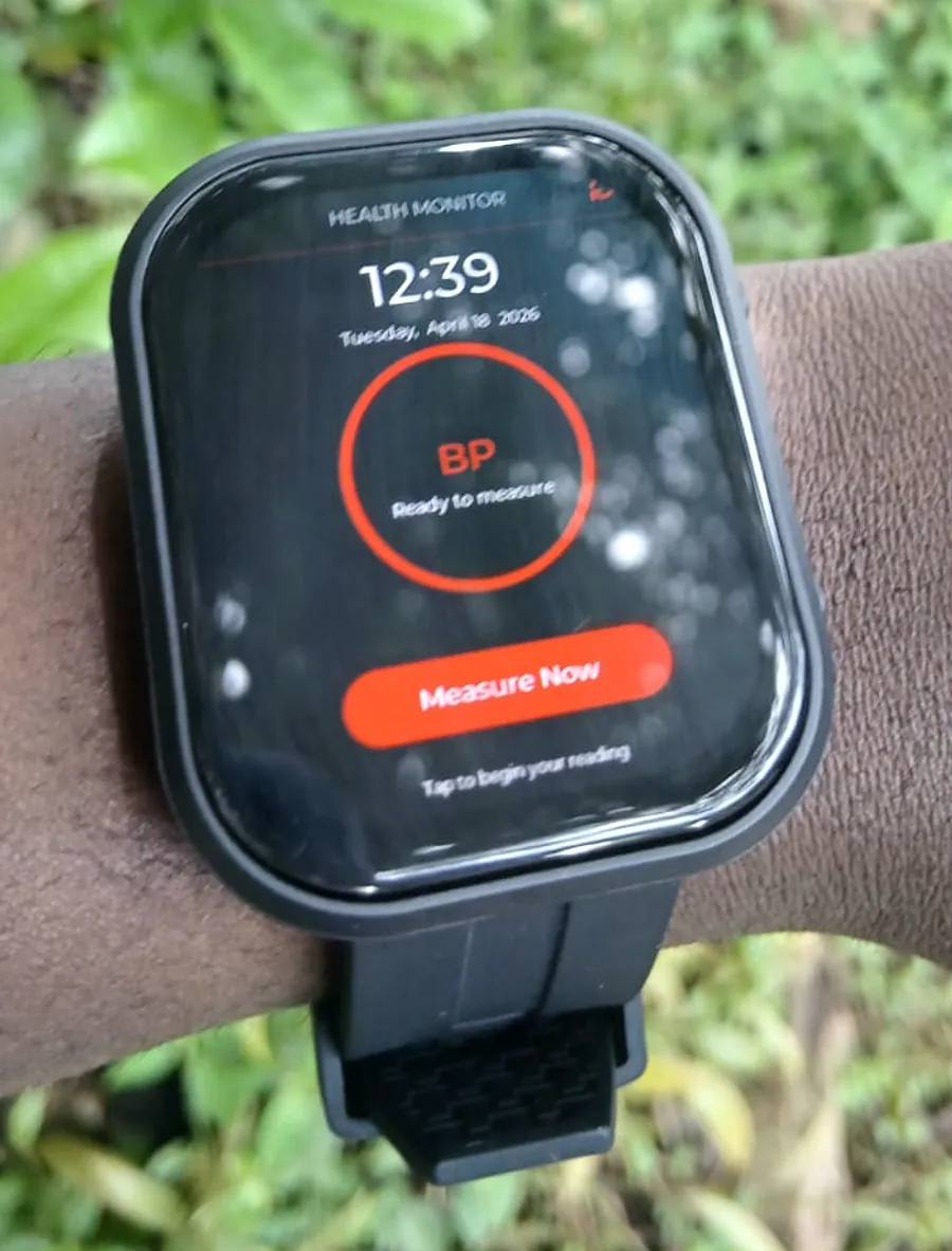 Pre-Eclampsia Watch research prototype worn on the wrist